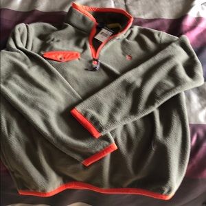 Polo fleece half zip pullover